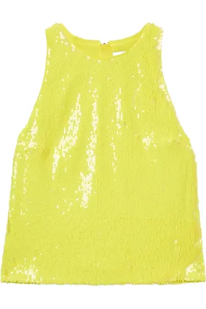 Msgm Sequinned top