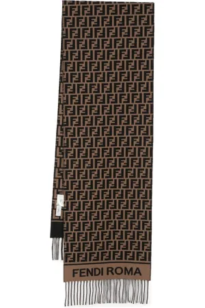 Fendi Jacquard FF-motif scarf