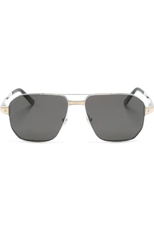 Cartier Pilot-frame tinted sunglasses