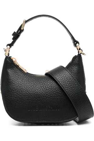 Moschino Logo-lettering faux-leather tote bag