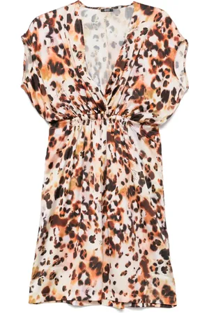 Liu Jo Animal-print satin mini dress