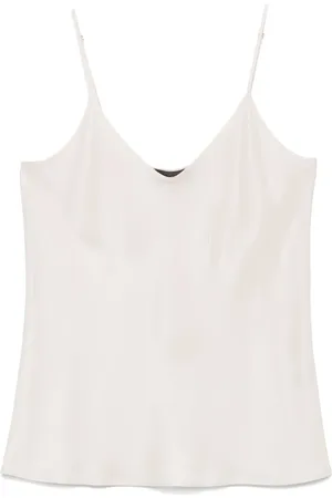 LORENA ANTONIAZZI Crepe tank top