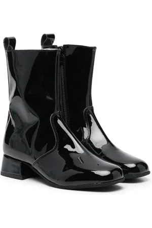 MONNALISA High-shine finish ankle boots