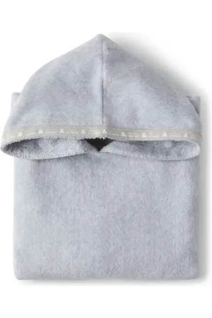 Brunello Cucinelli Logo-print cotton poncho