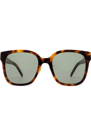 Saint Laurent M105 tortoiseshell square-frame sunglasses