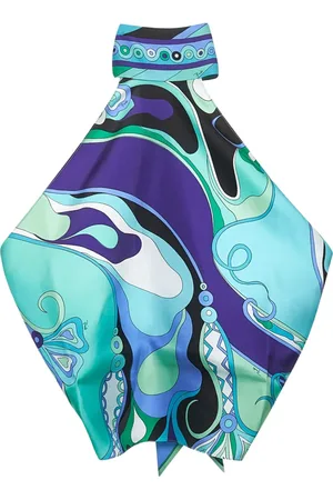 Puccini Orchidee-print top
