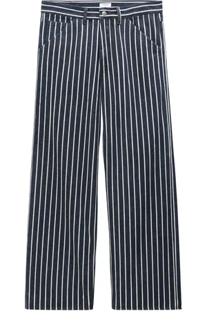 Filippa K Striped loose-fit jeans