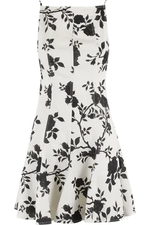 Self-Portrait Floral-print mini dress
