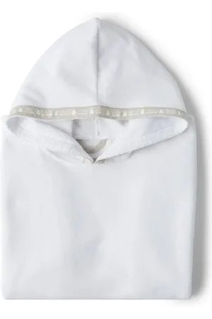 Brunello Cucinelli Logo-print cotton poncho
