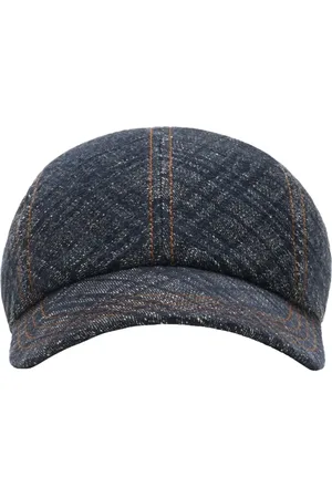 Burberry Check denim cap