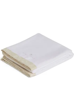 Brunello Cucinelli Logo-embroidered cotton towel