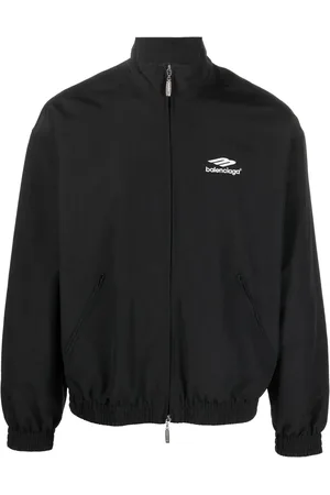 Balenciaga Embroidered-logo sports jacket