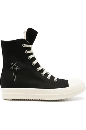 Rick Owens Embroidered-motif sneakers