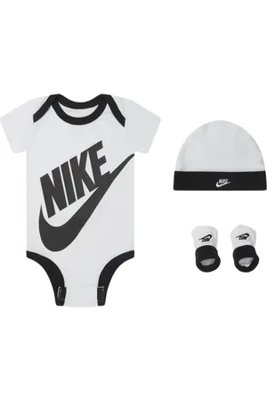 Nike Logo-print cotton babygrow set