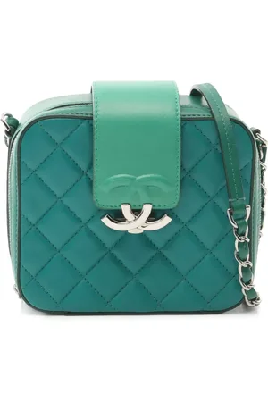 CHANEL 2017-2018 diamond-quilted shoulder bag
