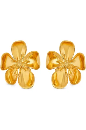 Oscar de la Renta Flower-detailing earrings