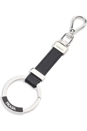 Prada 2010s leather keyring