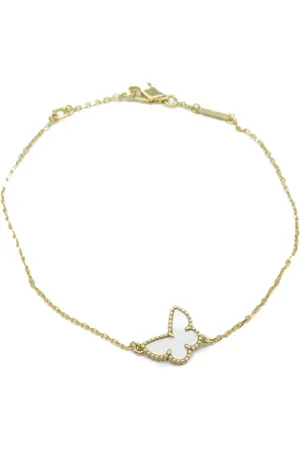 Van cleef 2010s 18K Sweet Alhambra Papillon bracelet