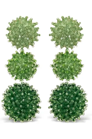 Oscar de la Renta Bead-detailing earrings