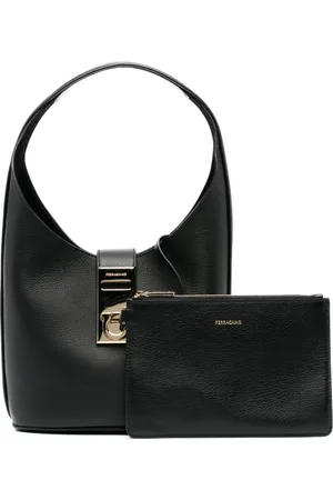 Salvatore Ferragamo Logo-engraved shoulder bag