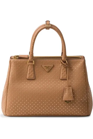 Prada Large Galleria studded leather bag