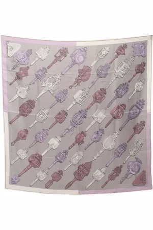 Hermès 1990s Merveilleuses Lanternes silk scarf
