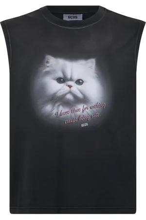 GCDS Cat Boxy tank top