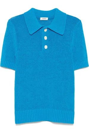 Sandro Knitted polo shirt