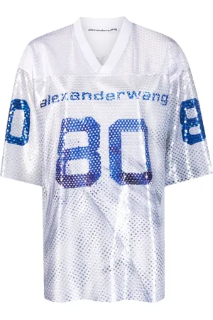 Alexander Wang Logo-print foil T-shirt