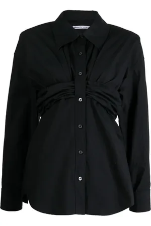 Alexander Wang Ruched-detail cotton shirt