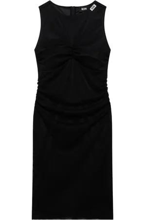 GCDS Draped midi dress