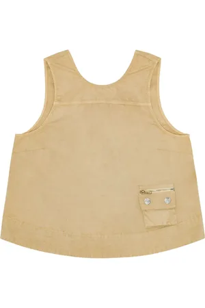 Ganni Sleeveless cotton top