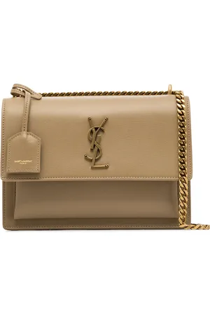 Saint Laurent Sunset logo plaque shoulder bag