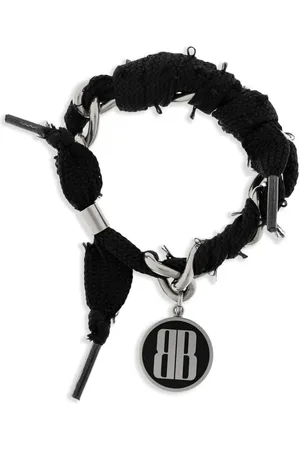 Balenciaga Logo-charm bracelet