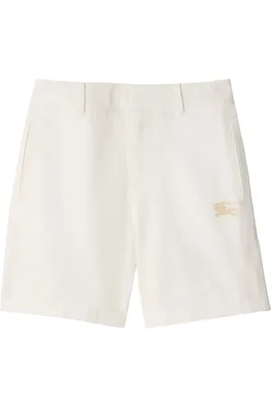 Burberry EKD-embroidered shorts