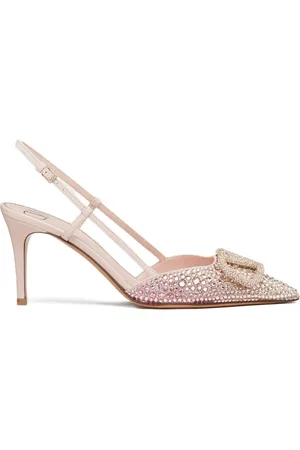 VALENTINO GARAVANI VLogo 85mm crystal-embellished pumps