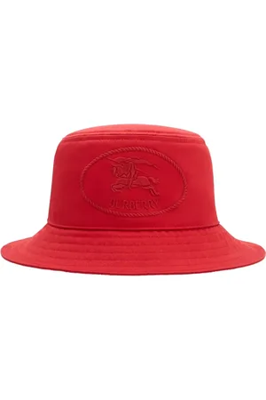 Burberry Equestrian Knight gabardine bucket hat