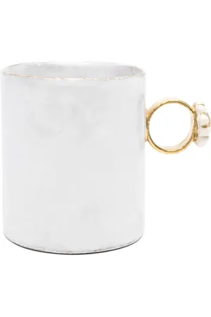 Astier De Villatte Iridescent Blue Ring mug