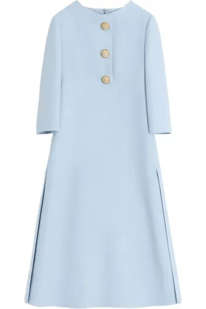 VALENTINO GARAVANI CREPE COUTURE MIDI DRESS
