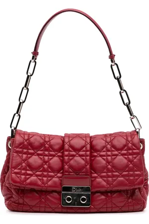 Dior 2010 Lambskin Cannage New Lock shoulder bag