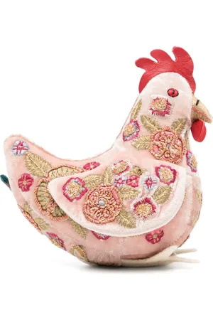 Anke Drechsel Small chicken embroidered soft toy