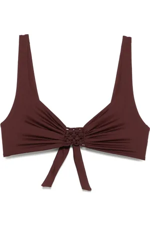 FISICO Macramé-detail bikini top