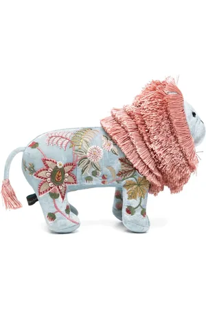 Anke Drechsel Lion embroidered soft toy
