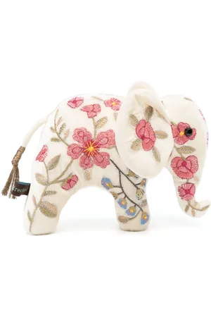 Anke Drechsel Elephant embroidered soft toy