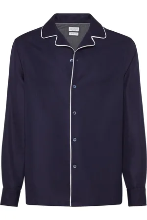 Brunello Cucinelli Contrast-trim shirt