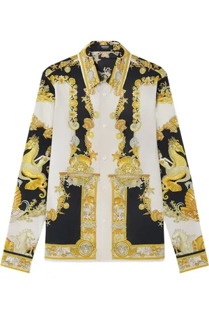 VERSACE Coral Theatre button-up shirt