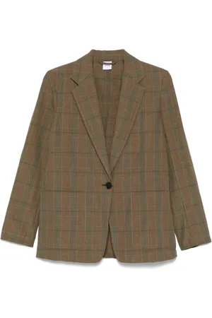 Aspesi Prince-of-Wales-check blazer