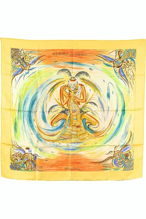 Hermès 20th Century Les Perles de Turkana Silk Scarf scarves