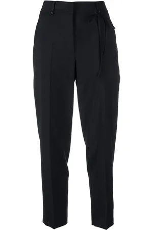SEVENTY BY SERGIO TEGON High-waisted cropped tailored trousers