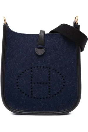Hermès 2019 Feutre and Swift Evelyne TPM crossbody bag